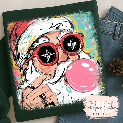 Santa bubblegum