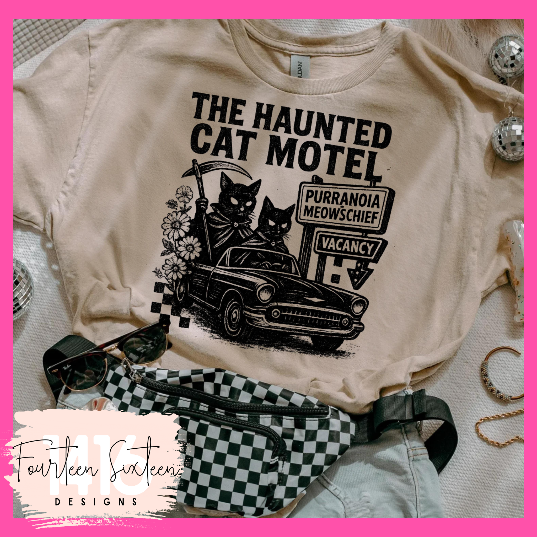 Haunted cat motel
