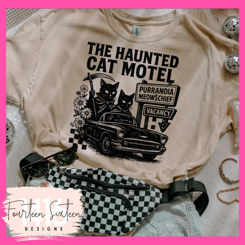 Haunted cat motel