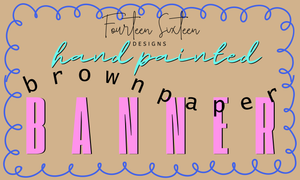 Brown Paper Banner