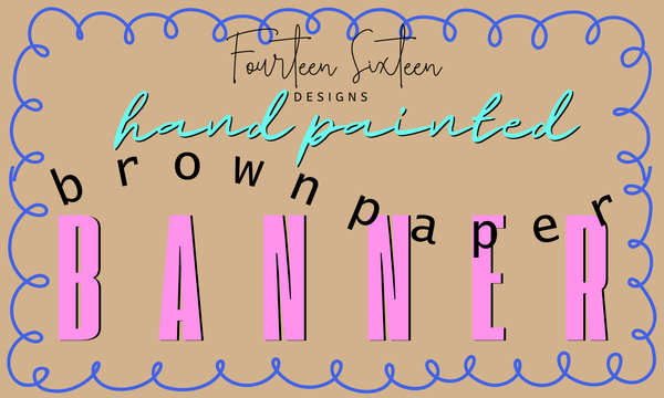 Brown Paper Banner