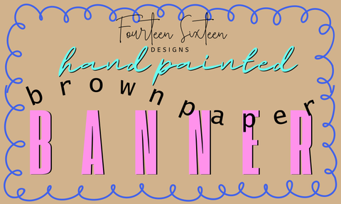 Brown Paper Banner