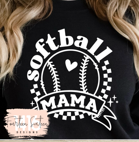 softball mama sweatshirt