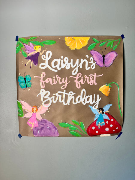 Brown Paper Banner