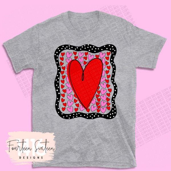 Heart Vday tee