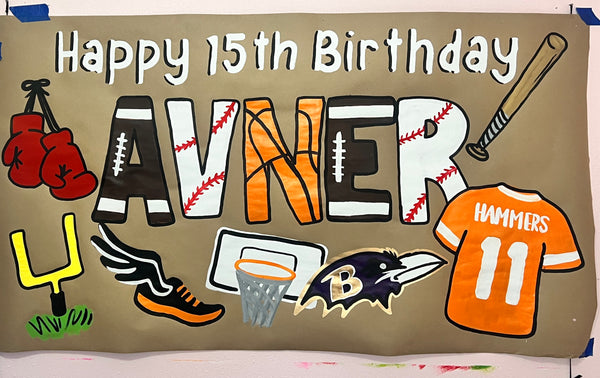 Brown Paper Banner