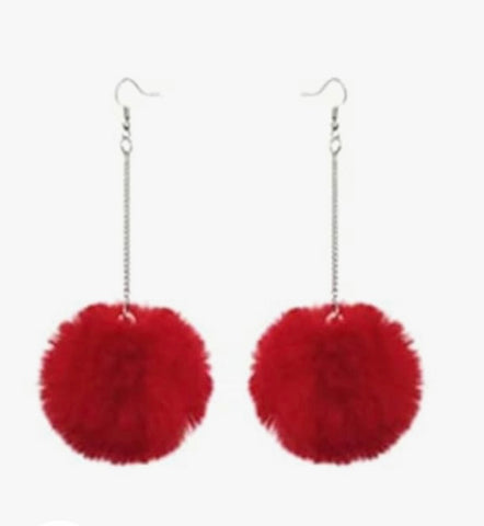 Pom Pom earrings