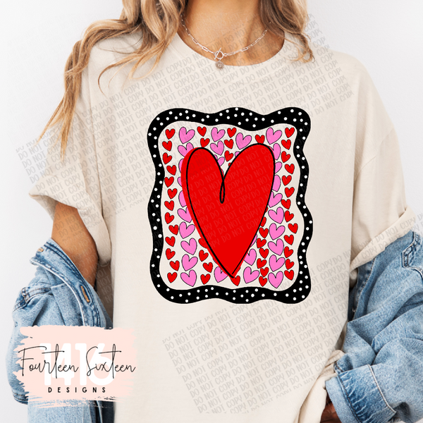 Heart Vday tee