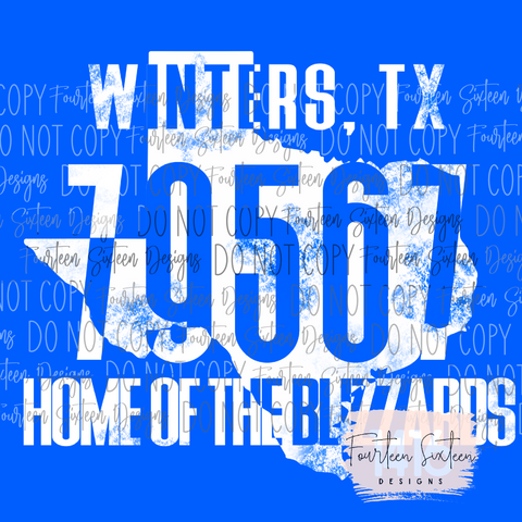 Blizzards Zip Code tee