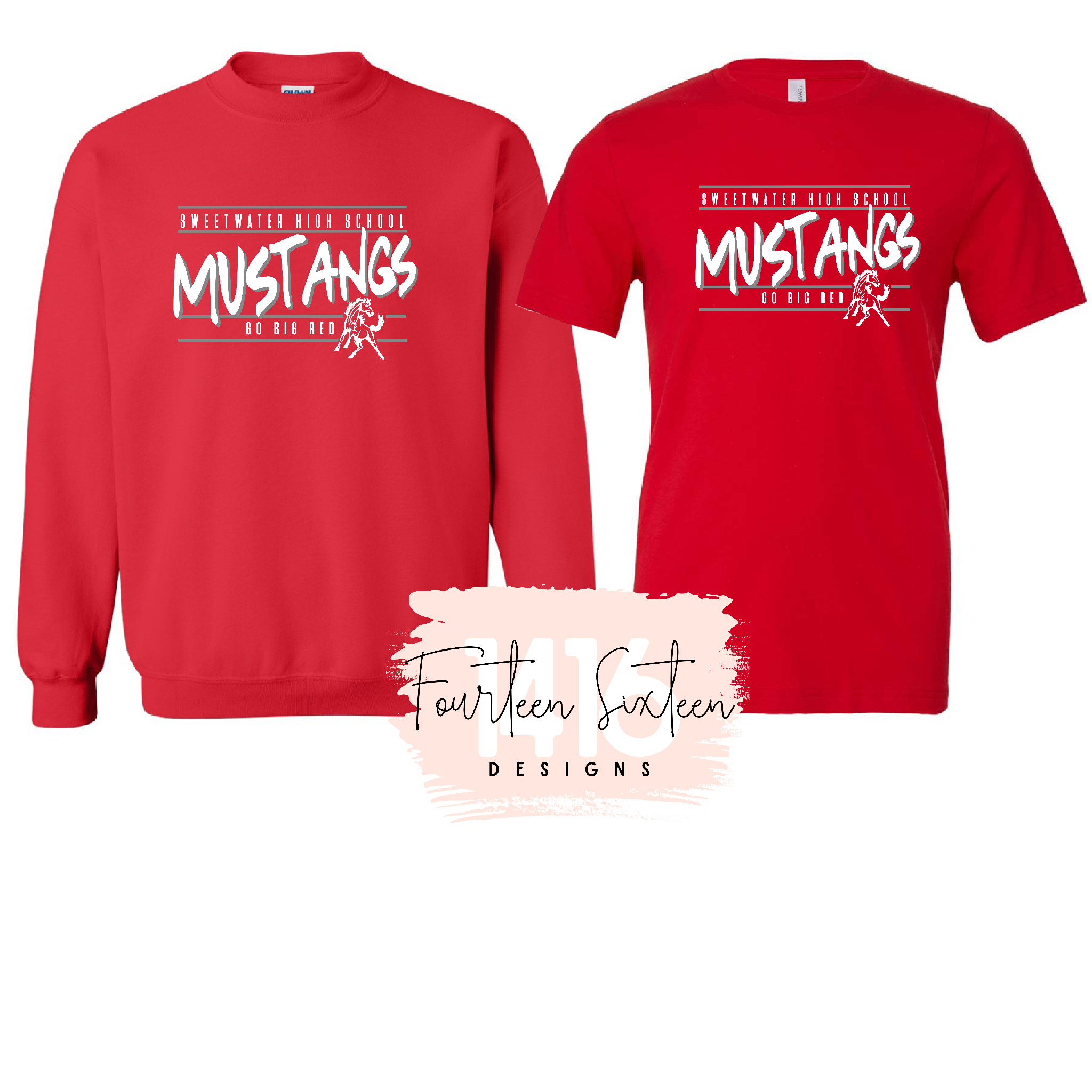 SHS Mustangs Tee or Sweatshirt