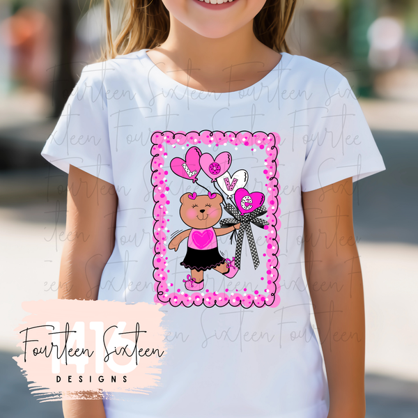 Love balloons Vday tee