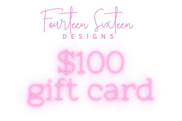 Fourteen Sixteen Designs Gift Card - Fourteen Sixteen Designs