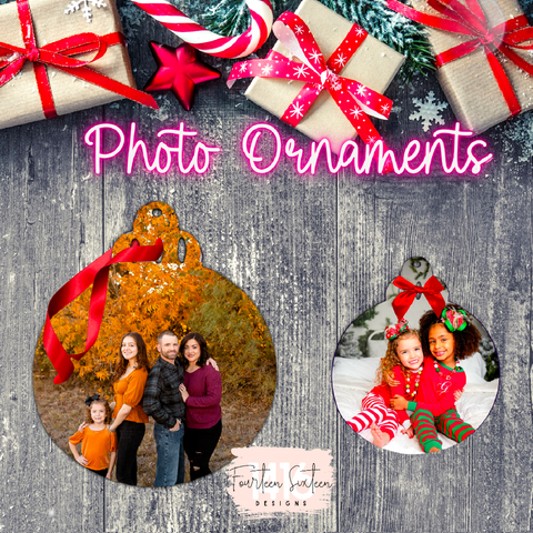 Photo Ornaments - Fourteen Sixteen Designs