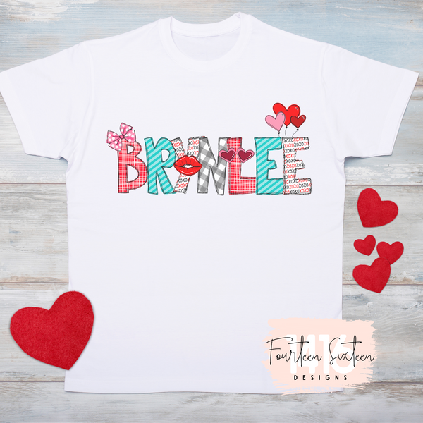 Youth Valentine Name Tee